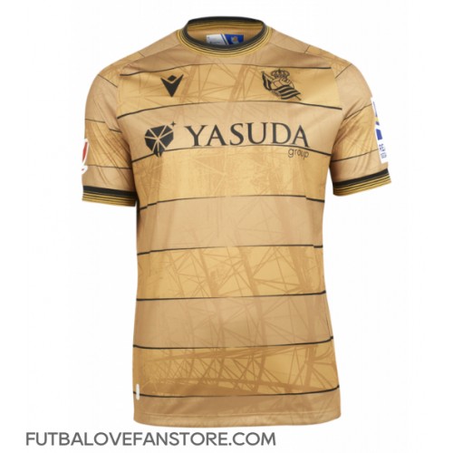 Real Sociedad Takefusa Kubo #14 Vonkajší futbalový dres 2024-25 Krátky Rukáv Real Sociedad Takefusa Kubo #14 Vonkajší futbalový dres 2024-25 Krátky Rukáv